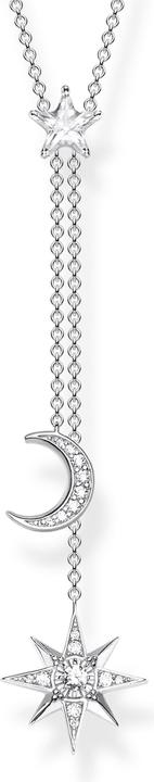 Produktbild Thomas Sabo Kette Stern & Mond silber (925er Silber, 40 - 45 cm)