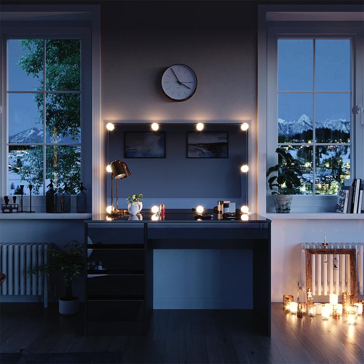 Actual product image Vicco Sherry with lighting (120 x 75 x 55 cm)