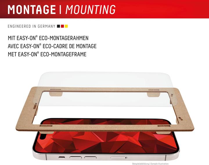 Immagine prodotto Displex Real Glass, 2D Panzerglas (1 Pezzo/i, Apple iPhone 16 Pro)