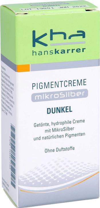 Actual product image Hans Karrer Pigment cream MicroSilver dark, 20 ml Cream (20 ml)
