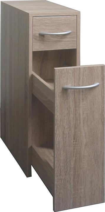 Image du produit HTI-Living Étagère en niche avec 2 tiroirs Blanc Thekla (20 x 40 x 61 cm)