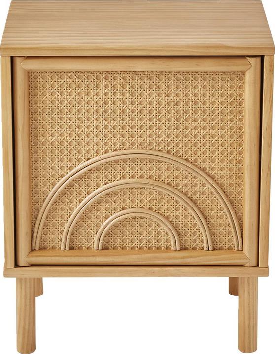 Immagine prodotto Vertbaudet Comodino per camera dei bambini REGENBOGEN con vimini in rattan (40 x 30 x 49 cm)