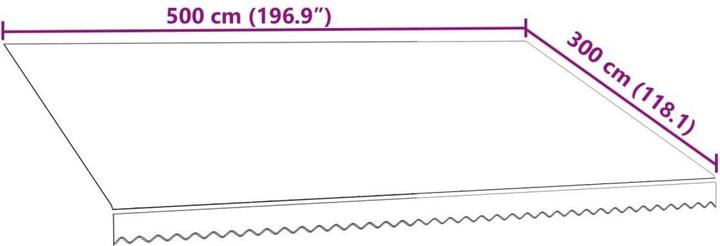 Actual product image VidaXL Lybed (500 x 300 cm)