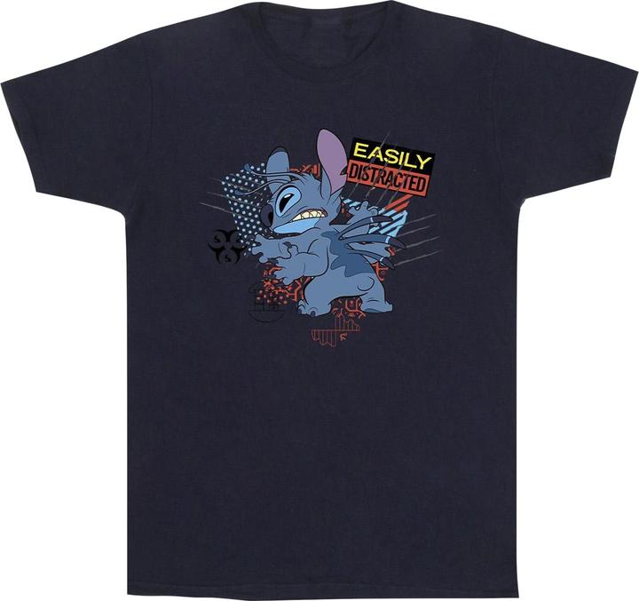 Disney Lilo And Stitch Easily Distracted TShirt (3XL)