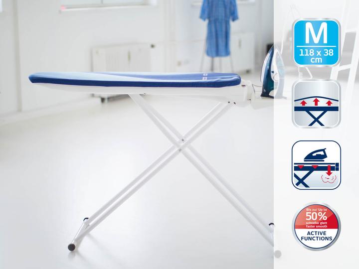 Image du produit Leifheit Table à repasser bleu foncé (118 x 38 cm)