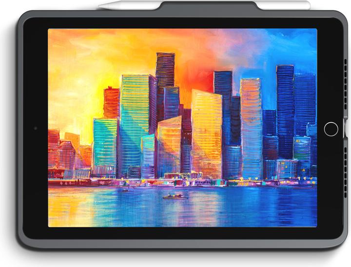 Produktbild Zagg Pro Keys, Deutsch, Apple, iPad, Schwarz, Grau, 25,9 cm (10.2 Zoll), Kabellos (DE, iPad 10.2 (2020))