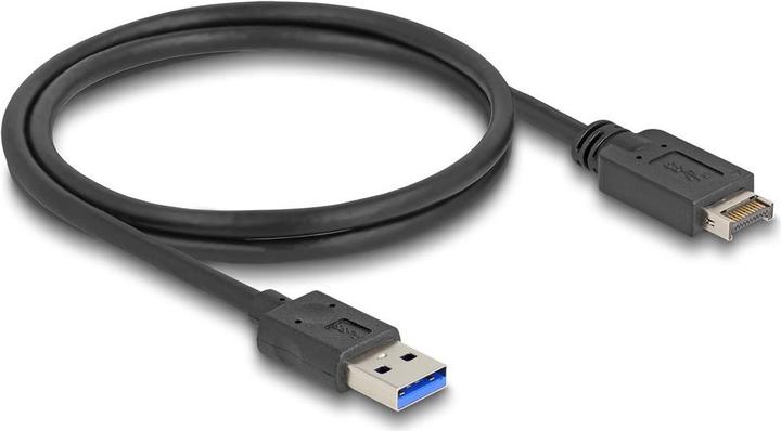 Produktbild Delock USB 10 Gbps Kabel USB Typ-E Key A 20 Pin Stecker zu USB Typ-A Stecker 80 cm (0.80 m, USB 3.2 Gen 2)