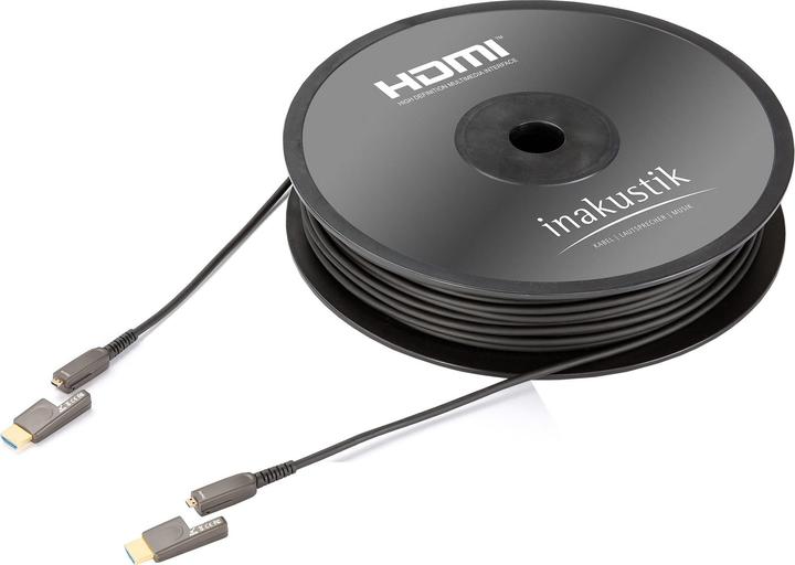 Produktbild Inakustik HDMI (Typ A)| micro HDMI (Typ D) — DVI| micro HDMI (Typ D) (30 m, HDMI, DVI)