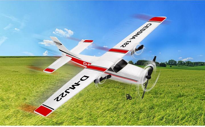 Image du produit Jamara Cessna 182 avion 2,4GHz Gyro 2CH (Multi moteur)