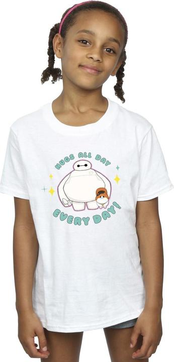 Immagine prodotto Disney Big Hero 6 Baymax Hugs Everyday Maglietta Ragazze (116)