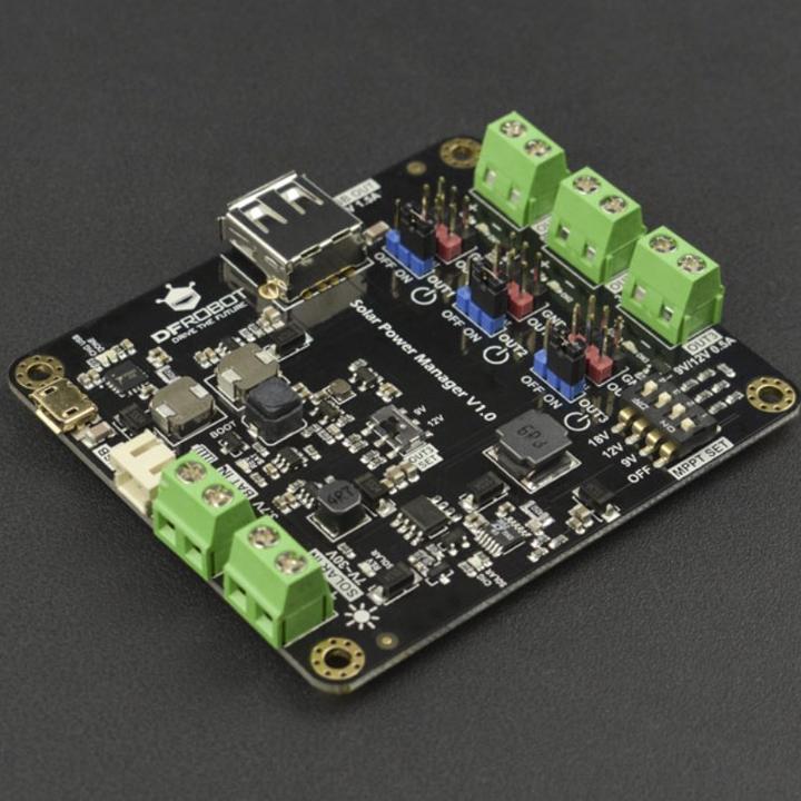 Produktbild DFRobot Solar Power Manager V1.0 für 9V/12V/18V Solar Panel