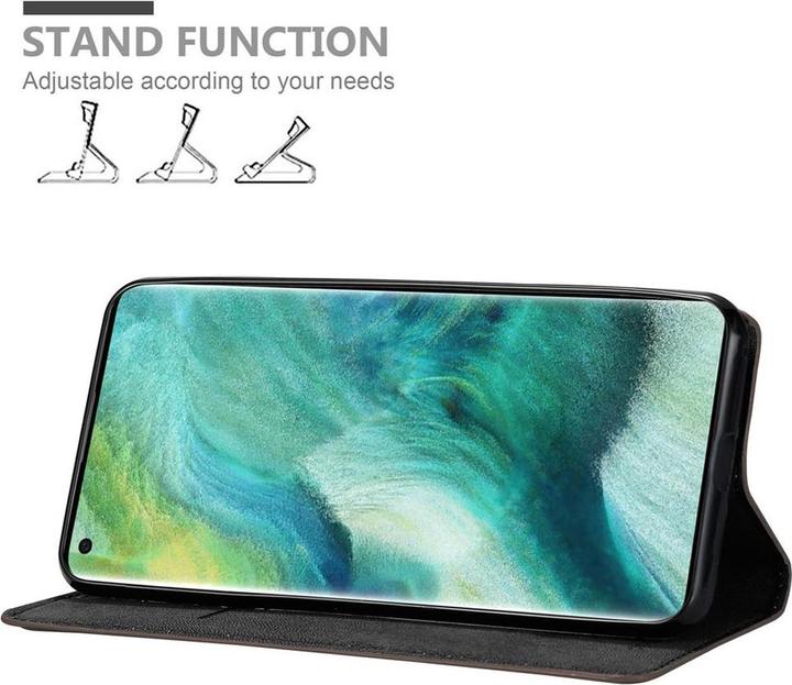 Actual product image Cadorabo Book Invisible Magnet Cover (Oppo Find X2)