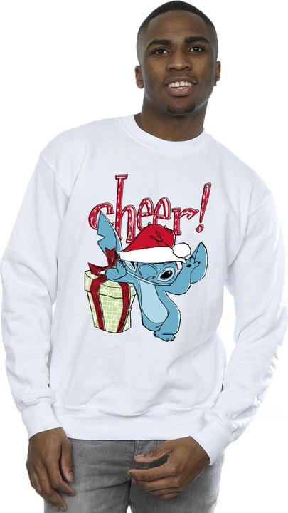 Actual product image Disney Mens Lilo And Stitch Cheer Sweatshirt (S)
