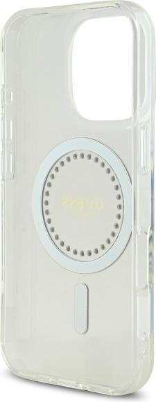 Immagine prodotto Guess GUHMP16XPFTDTEH iPhone 16 Pro Max 6,9" biały/bianco custodia rigida IML Strass MagSafe (Apple iPhone 16 Pro Max)