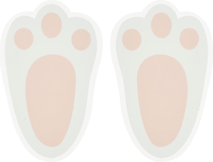 Immagine prodotto Ginger Ray Adesivo - Zampe di coniglio (10 pezzi) (10 x, 12 x 8 cm)