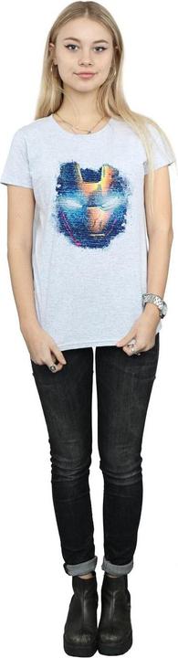 Immagine prodotto Iron Man Distressed Head Maglietta Donna (XXL)
