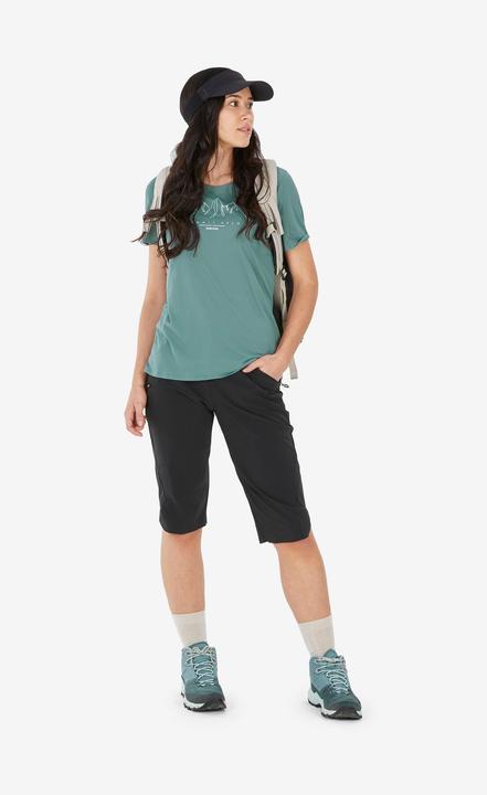 Actual product image Quechua Women's short-sleeved hiking shirt - MH500 (XXL)