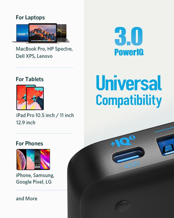 Image du produit Anker PowerPort Atom III Slim (65 W)