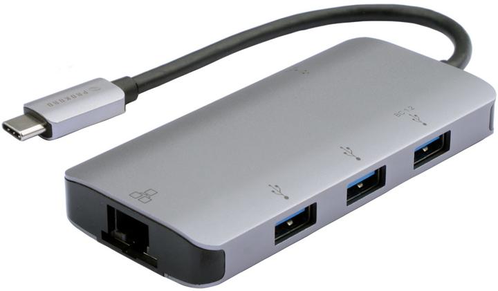 Actual product image Prokord USB 3.1 HUB 3-PORT + RJ45 (USB-C)