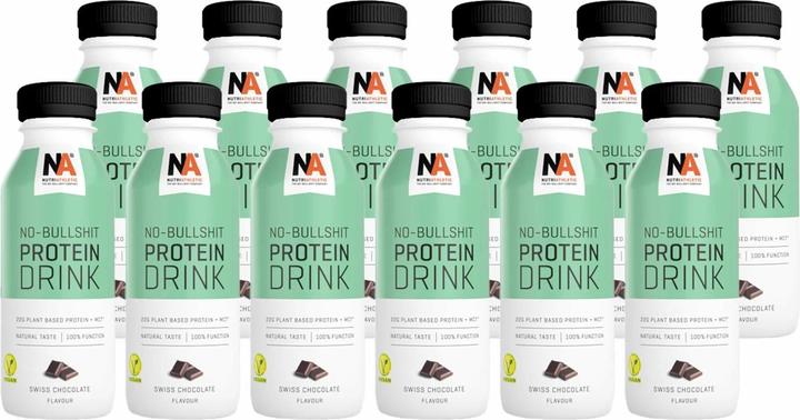 Actual product image Nutriathletic Protein Drink Plant-based (Swiss chocolate, 12 x)