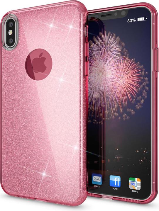 Actual product image Nalia Glitter mobile phone case (Apple iPhone X)