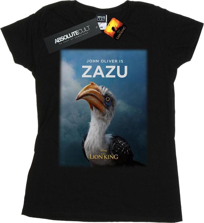 Actual product image Disney Womens/Ladies The Lion King Movie Zazu Poster Cotton T-Shirt (L)