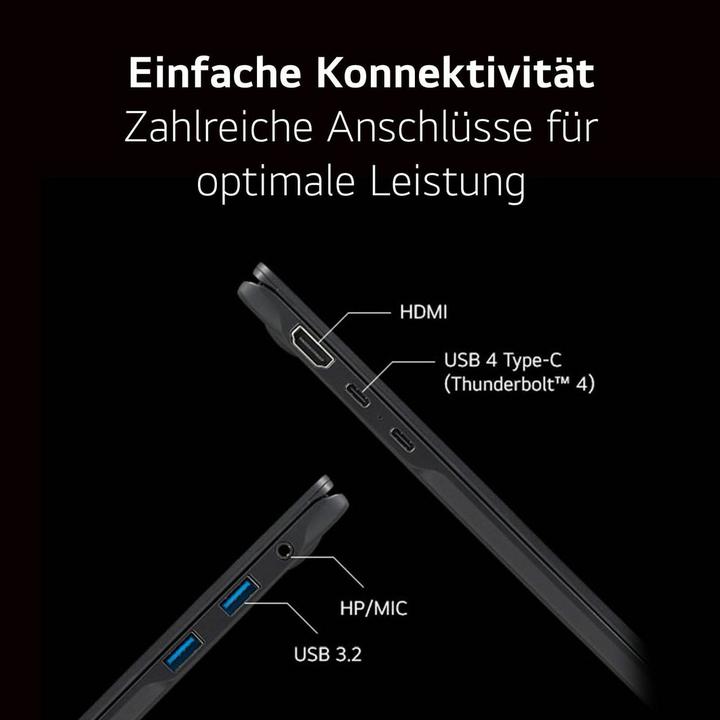 Actual product image LG gram Pro (16", Intel Core Ultra 7 155H, 16 GB, 1000 GB, DE)