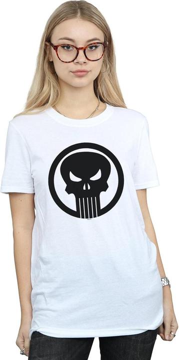 Immagine prodotto The Punisher Skull Circle Maglietta Ampia Donna (3XL)