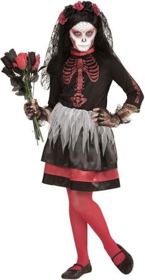 Image du produit Widmann Kinderkostüm Braut Dia de los Muertos (128)