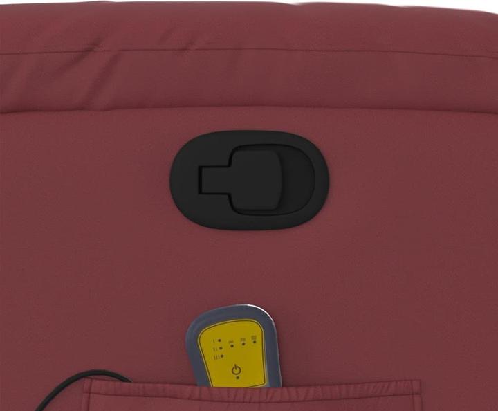 Image du produit VidaXL Fauteuil de massage vin rouge similicuir,Couleur : vin rouge,Matériaux