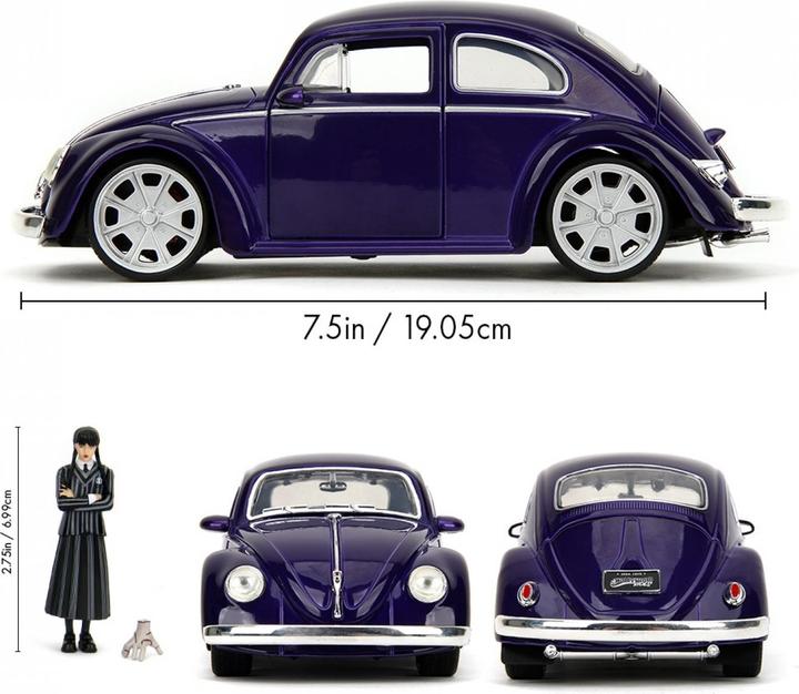 Immagine prodotto Jada Mercoledì Volkswagen Maggiolino 1:24