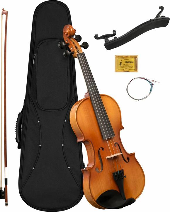 Actual product image Violin Set 4/4 (incl. case black, bow, rosin) (4/4)
