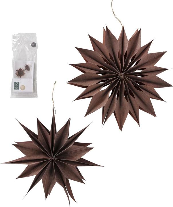 Boltze Home Boltze Kassia Pendentif décoratif étoile assortie marron 50 cm (1 -pièce)