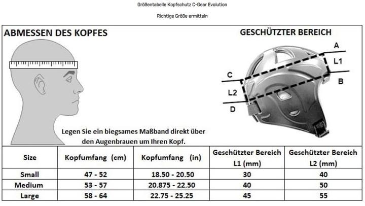 Actual product image Century C Gear Evolution Wako Kopfschutz (L)
