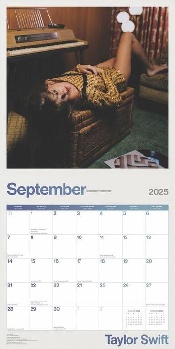 Immagine prodotto Taylor Swift Calendario da parete (30 x 30 cm, Inglese)