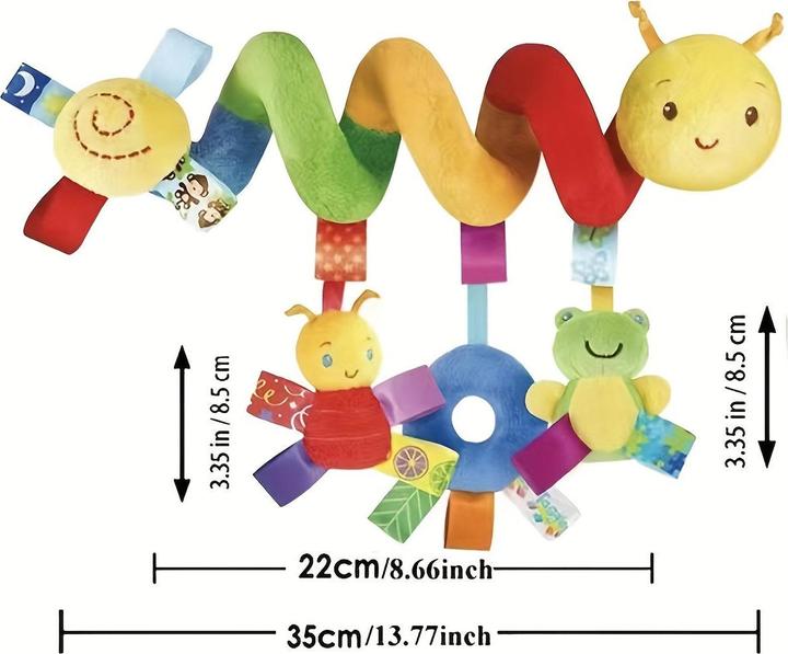 Produktbild Activity Board Baby Bett Spirale Spielzeug, Plüsch Aktivität Hanging Cradel Spielzeug, Baby Autositz Spielzeug