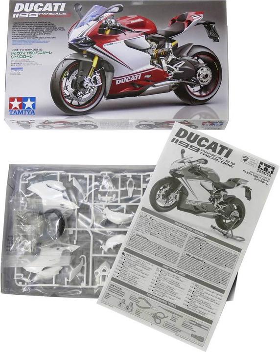 Image du produit Tamiya Modèle réduit de moto 1:12 Ducati 1199 Panigale S Tricolore