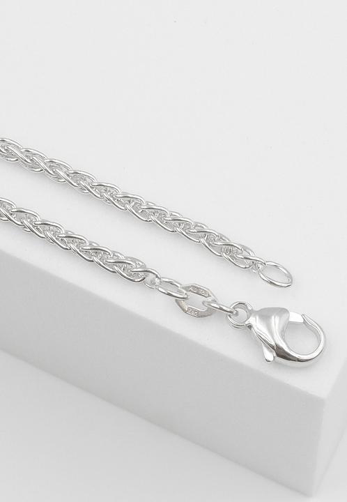 Immagine prodotto Muau Coda di porco (Oro bianco 750/18 carati, 55 cm)