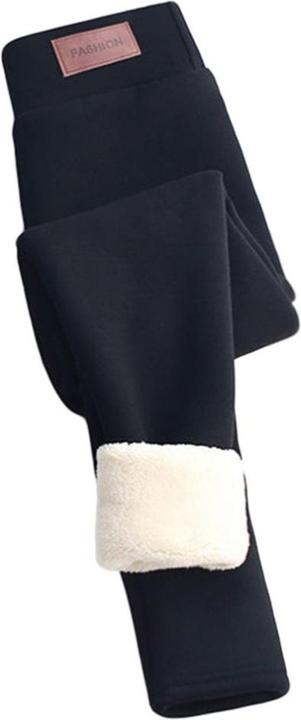 Immagine prodotto Noya Flauschige Winter Leggings Gefütterte Fell Hosen mit Innenfleece (L/XL)