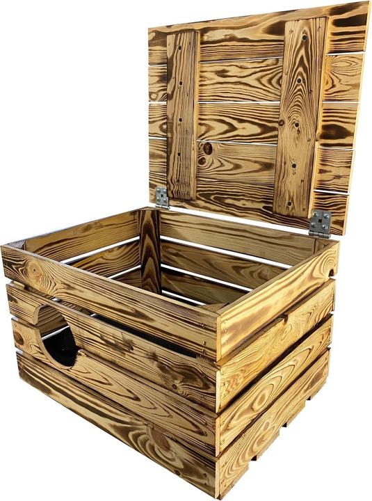 Image du produit Holz Zollhaus Caverne en osier Vintage flammée, 50 x 40 x 32 cm (Chat)