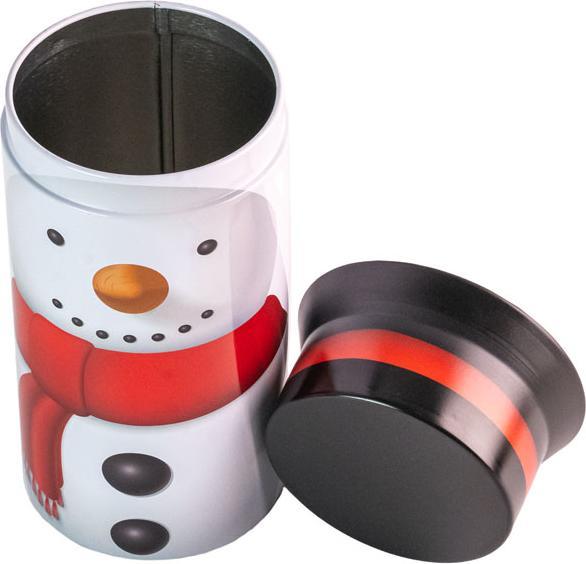 Immagine prodotto miniSchoggi Scatola per biscotti pupazzo di neve Ø 80 x 148 mm