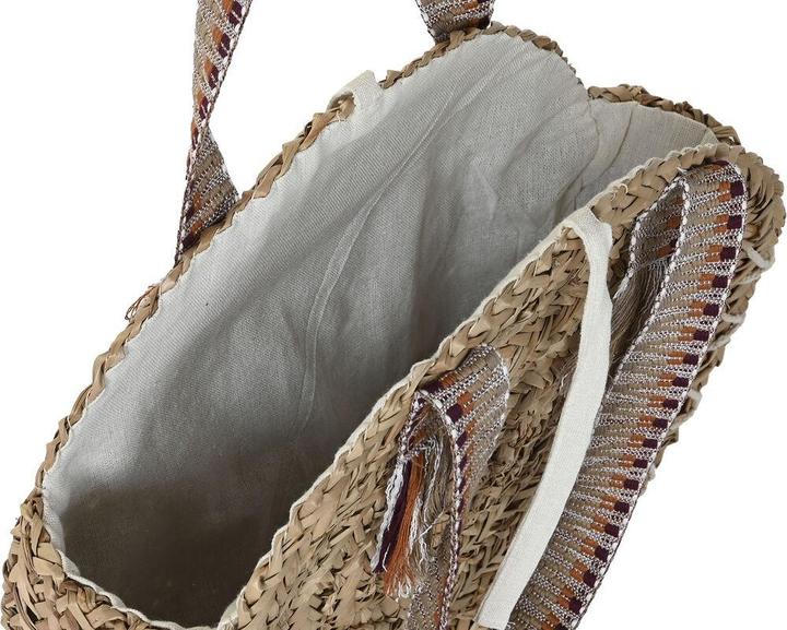 Actual product image DKD Home Decor Shoulder bag 41 x 10 x 66 cm brown orange green seagrass (2 pieces)
