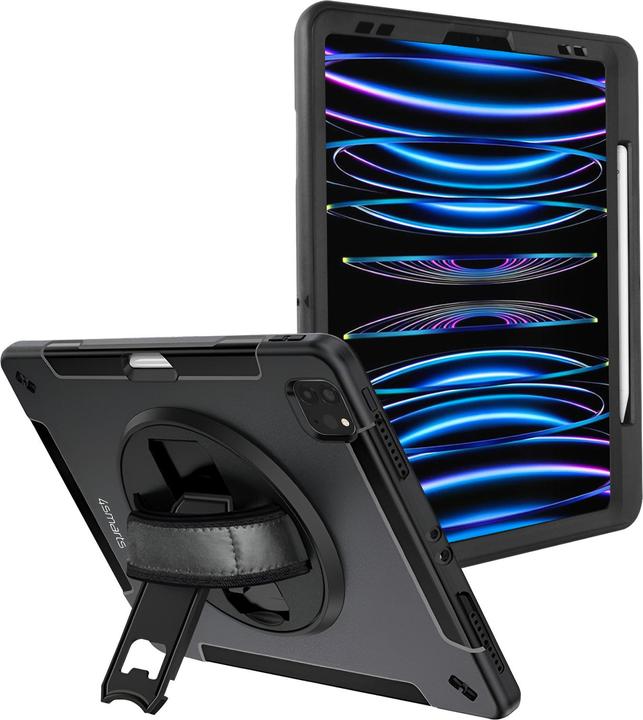 Produktbild 4smarts Rugged Case Grip (iPad Pro 12.9 2020 (4. Gen), iPad Pro 12.9 2022 (6. Gen), iPad Pro 12.9 2021 (5. Gen), iPad Pro 12.9 2018 (3. Gen))