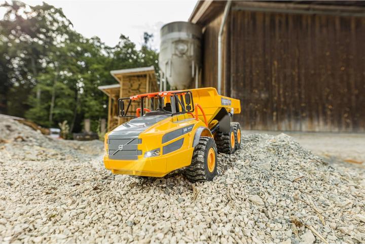 Actual product image Carson Modellsport 907669 1:20 Dump Truck Volvo A40G 100% RTR 1:20 Electric RC (RTR Ready-to-Run)