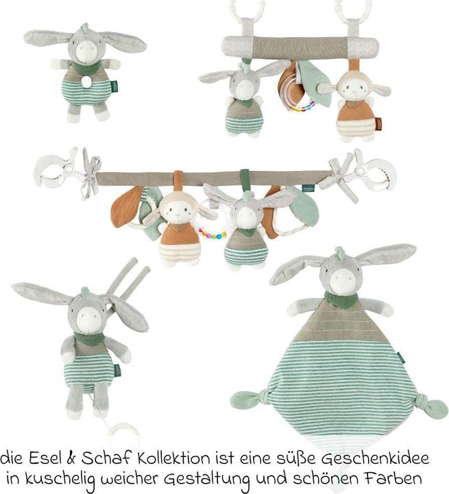Produktbild Fehn Schmusetücher Schmusetuch / Schnuffeltuch - Esel