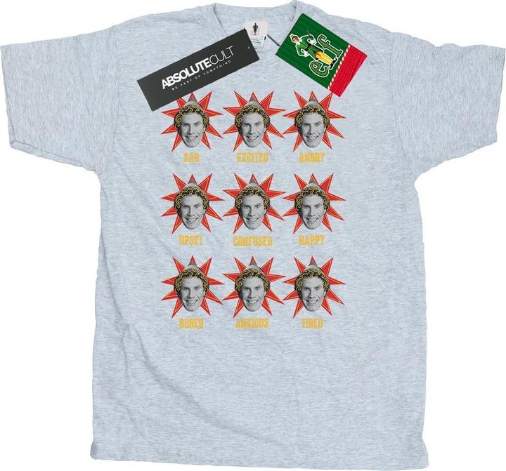 Actual product image Elf Mens Buddy Moods T-Shirt (3XL)
