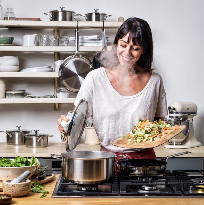 Productafbeelding KitchenAid Roestvrijstalen afbraakset 4-delig (28 cm, Kookpotten en pannenset, Roestvrij staal)