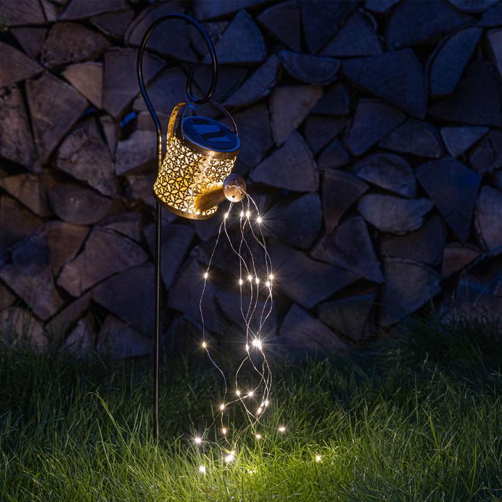 Produktbild HI LED Solar Giesskanne mit Lichterk. 80cm 4969084000 (IP44)