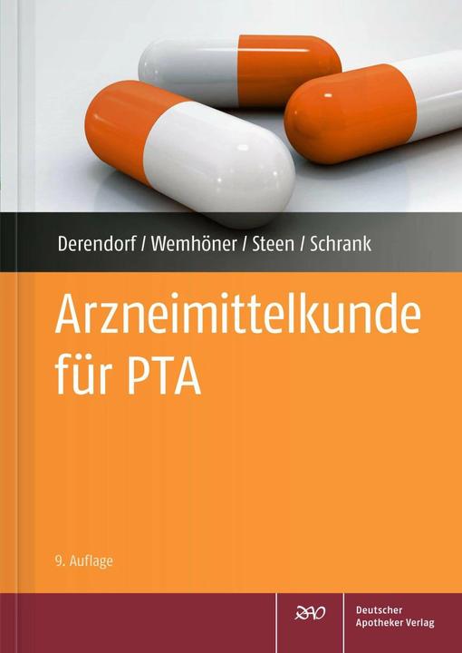 Actual product image Arzneimittelkunde für PTA (German, Hartmut Derendorf, Ralf Wemhöner, Heike Steen, Anne Julia Schrank, 2019)