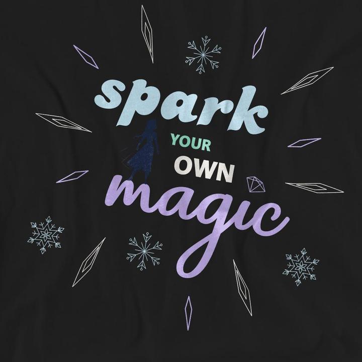 Immagine prodotto Disney Frozen Spark Your Own Magic Maglietta Elsa Profilo Adulto Unisex (S)